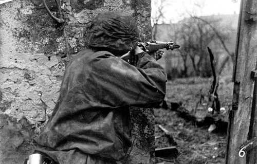 Waffen SS soldier with a Mauser