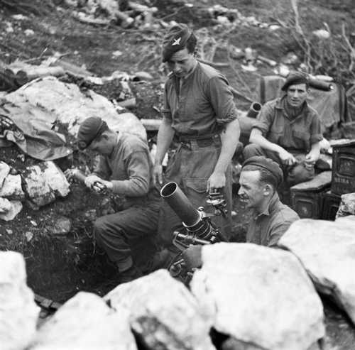 British paratroopers in ground-action