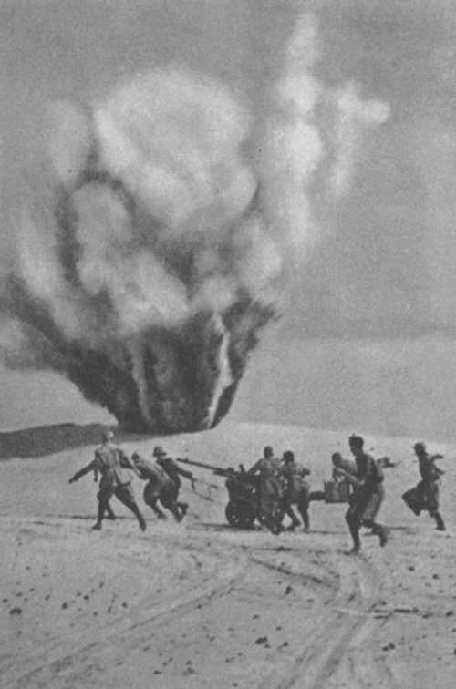 Taking position under fire