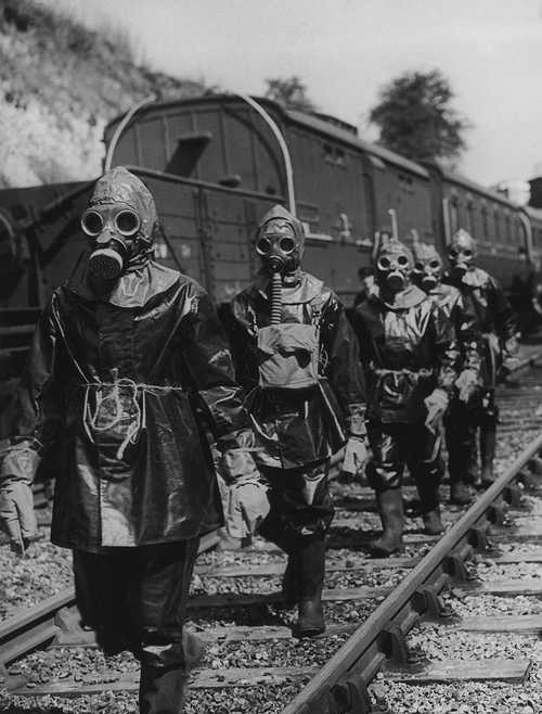 Poison gas exercise