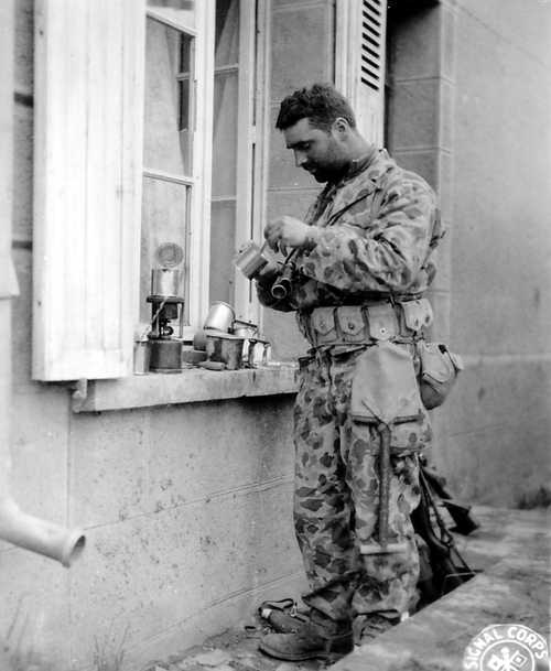 Soldier in Rare Uniform