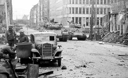 Battle in the center of Cologne