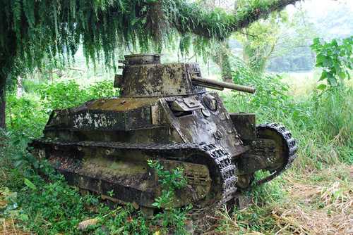 Abandoned Japanese Tank