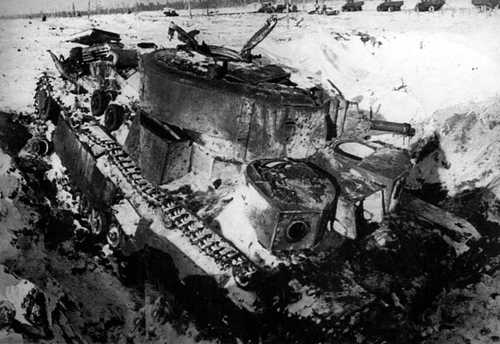 Destroyed T-28