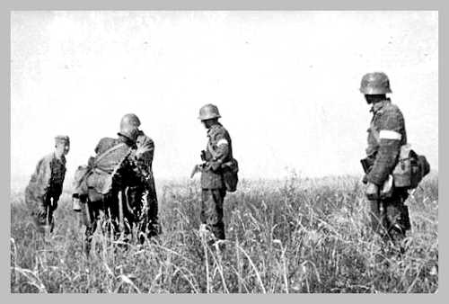 Russians Crossing Over to Axis Lines, 1942