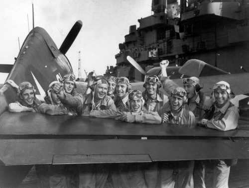 Navy pilots of USS Lexington
