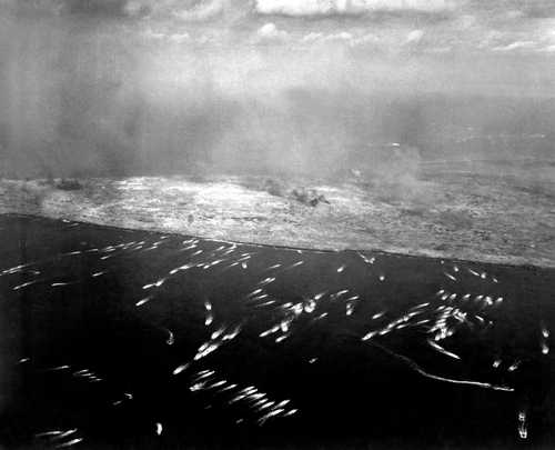 Iwo Jima Invasion Wave