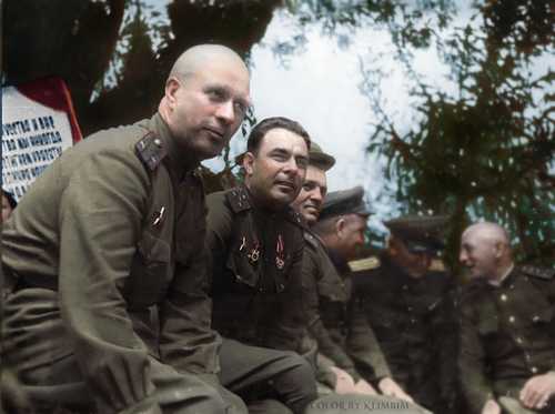 Colonel Leonid Brezhnev, 1944