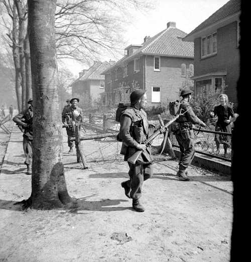 Searching for German soldiers