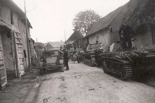 French village, 1940