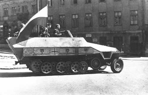 Polish Army vehicle SdKfz 251