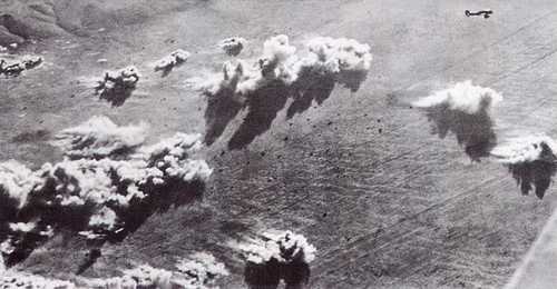 Stukas in action