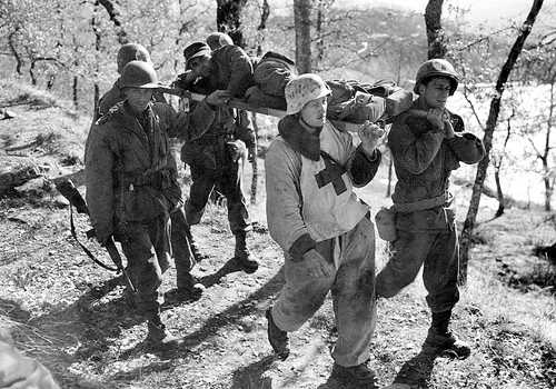 Medics at work