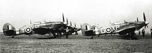 Hurricane Mk Is of No. 71 Eagle Squadron