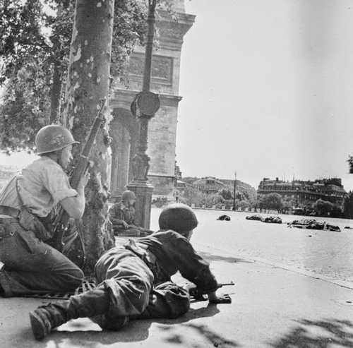 Liberation of Paris, 1944 - grim prospect.