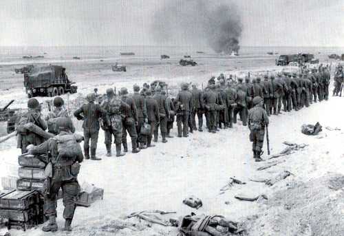 POWs on Utah Beach 