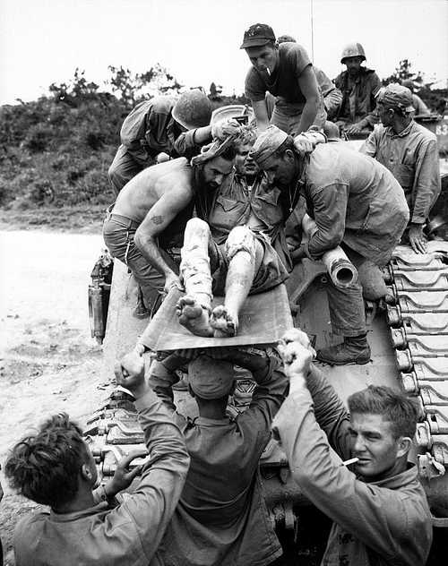 Wounded Marine