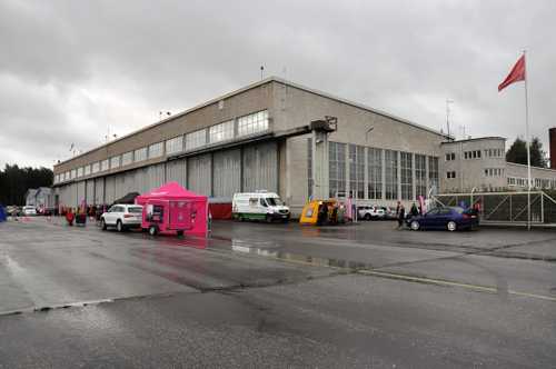 Helsinki-Malmi airport hangar today