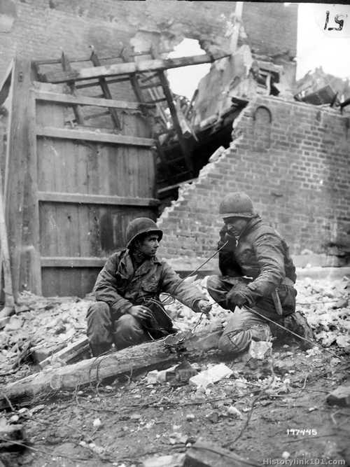 Captured German radio