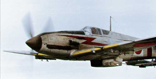 Kawasaki Ki-61-I Hei Red 88 (Colorized)