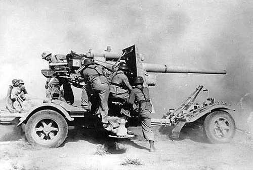 8.8 cm Flak 36 in action