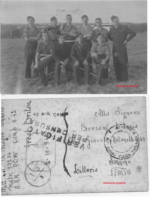 England 1942 - Camp 42 Helston - Italia P.O.W.