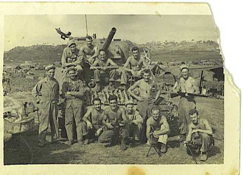 713th Tank Battalion soldiers on Tank