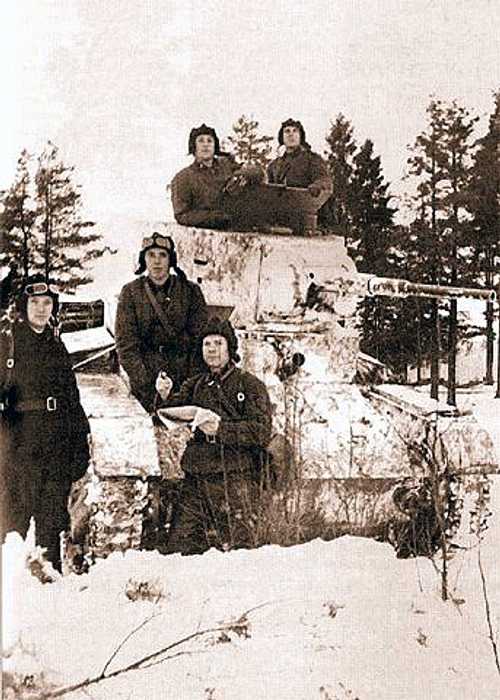 The crew of the T-26 