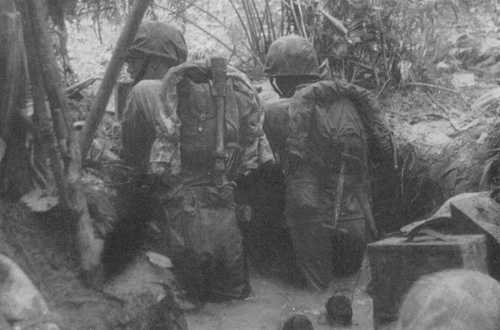 Bougainville foxhole