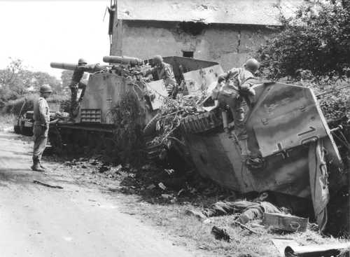 Destroyed German Vehicles