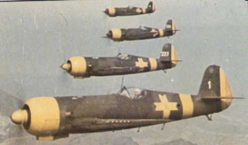 Romanian IAR80s in flight