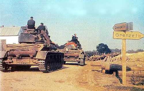 Pz IV at Polish Border