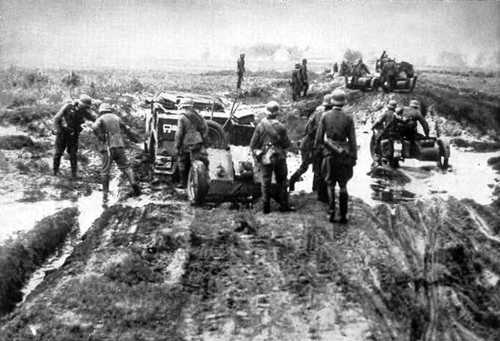 German Army advances through Poland