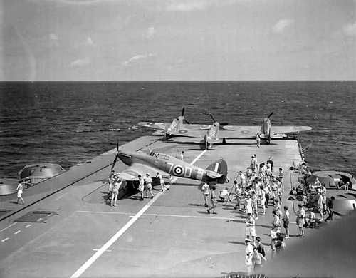 HMS Indomitable on the Mediterranean