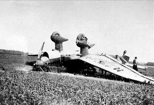 Stuka belly up ...