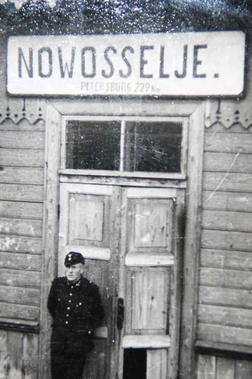Russian train station. 