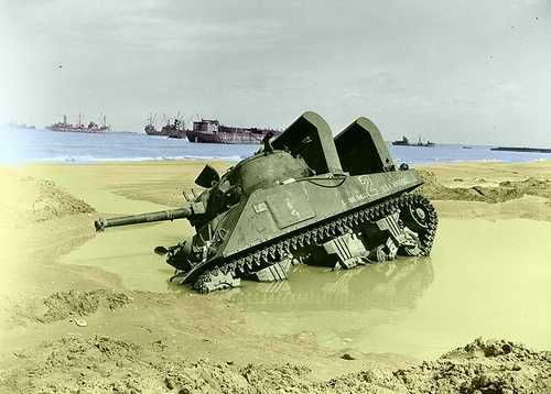 Sherman at Normandy