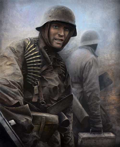 SS Soldier (Painting)