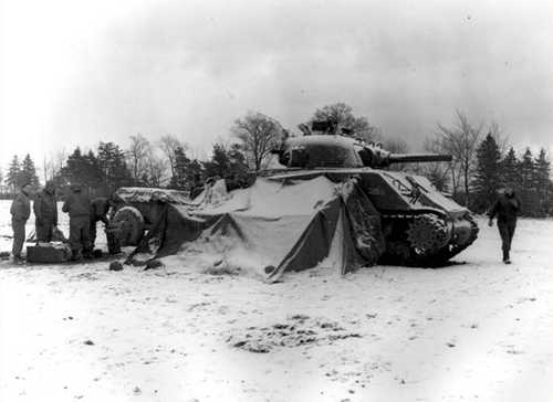 U.S. First Army tankers