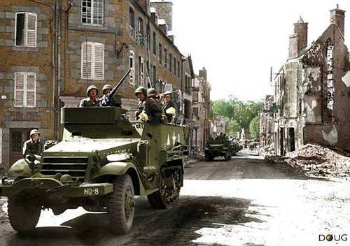 Column of half-tracks