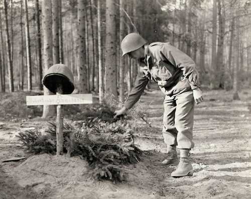 Last respect for a foe