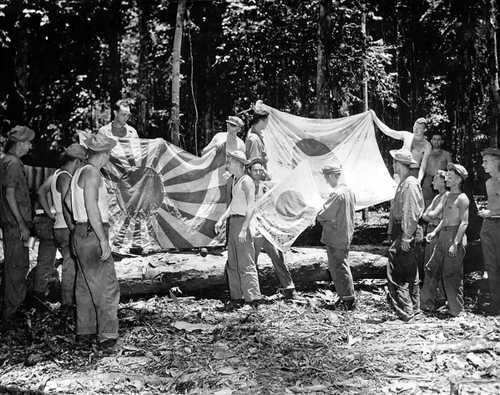 Captured enemy flags