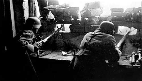 Concealed position to fire from