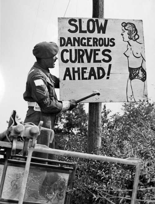 Humorous sign