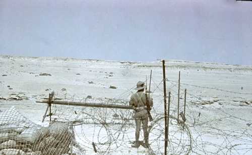 German Sentry in Africa