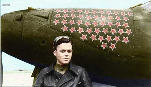 Pilot G.A. Rechkalov,  1944