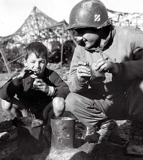 GI and a friend