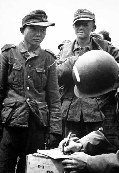 Conscripted German Asian Soldier