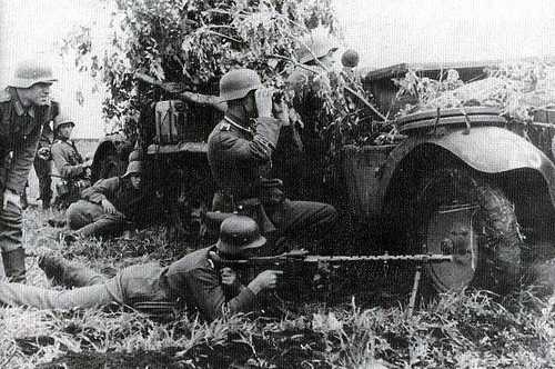 Camouflaged position