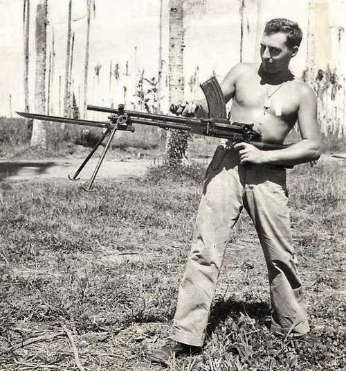 Bayonet on a machine gun...?